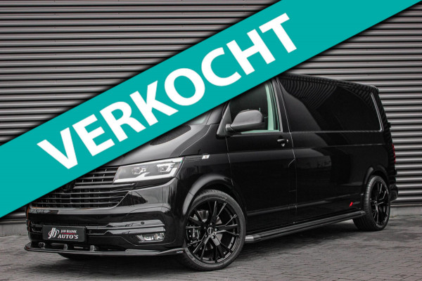 Volkswagen Transporter 2.0 TDI L2H1 150PK FULL BLACK / JB- EDITION / LEDEREN BEKLEDING / VERLAGINGSVEREN / APPLE CARPLAY / SPOILER