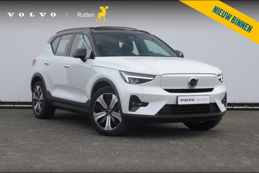 Volvo XC40 232PK Automaat Recharge Ultimate 70 KwH / Trekhaak / Adaptieve cruise control / BLIS / Parkeersensoren met 360 camera / Elektrische stoelen / Apple carplay / elektrische achterklep / Harman kardon audio