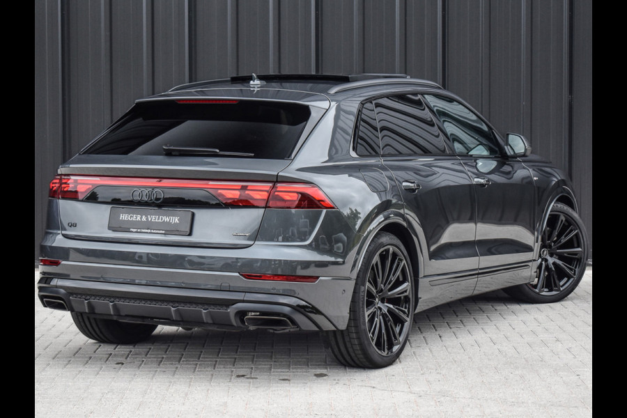 Audi Q8 60 TFSI e QUATTRO PRO LINE S COMPETITION | PANORAMADAK | EXCLUSIVE INTERIOR | BANG&OLUFSEN | HEAD-UP | TREKHAAK | SOFT-CLOSE | M