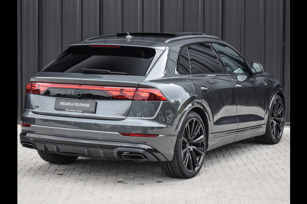 Audi Q8 60 TFSI e QUATTRO PRO LINE S COMPETITION | PANORAMADAK | EXCLUSIVE INTERIOR | BANG&OLUFSEN | HEAD-UP | TREKHAAK | SOFT-CLOSE | M