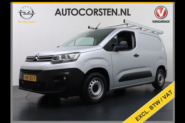 Citroën Berlingo 1.6HDI Club Trekhaak Imperiaal Apple Carplay Android Auto Navi Airco Cruise Control Pdc Betonplex Lat om Lat Schuifdeur Achterdeuren met raam Bluetooth 1e Eigenaar EURO 5 M