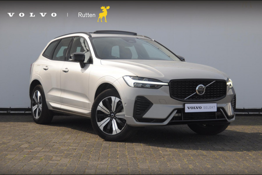 Volvo XC60 T6 350PK Automaat AWD Plus Dark Long range / Trekhaak /Adaptieve cruise control / Panoramadak / Apple carplay / Parkeersensoren met 360 camera / Elektrische achterklep / Elektrische stoelen met geheugen / Stoel en stuurwielverwarming