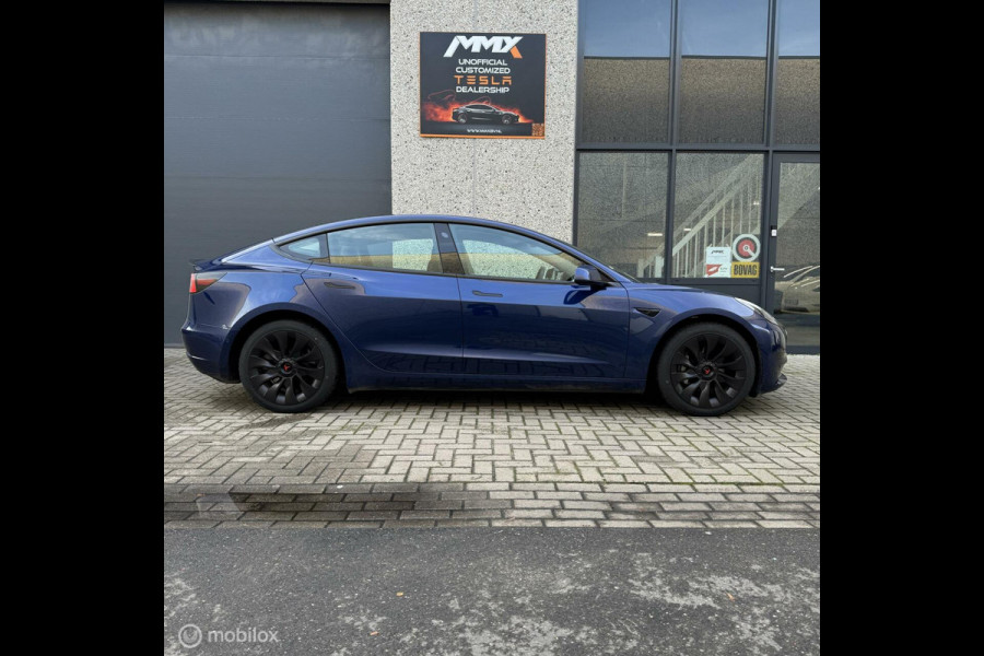 Tesla Model 3 SR BLAUW + MiC MMX PACK  LFP BATTERIJ