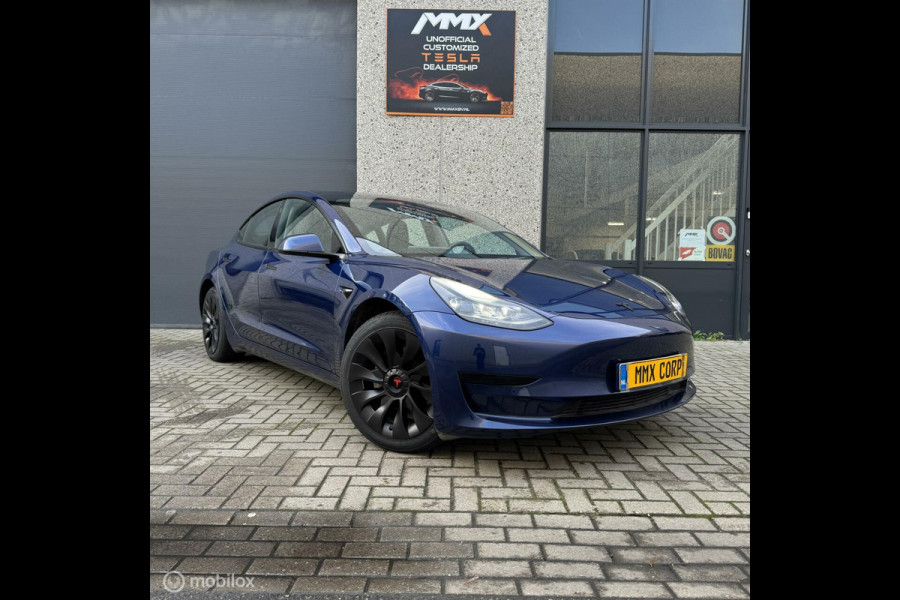 Tesla Model 3 SR BLAUW + MiC MMX PACK  LFP BATTERIJ