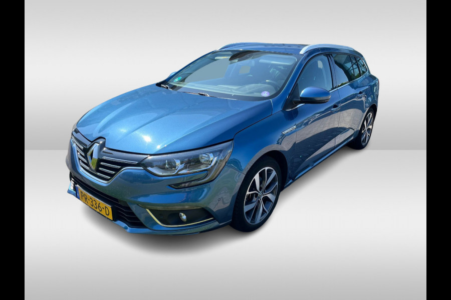 Renault MEGANE Estate 1.2 TCe Bose / Trekhaak / Camera / Navigatie / Bose / 17'' / Half leder / Keyless / Dodehoek / DAB / Cruise Control