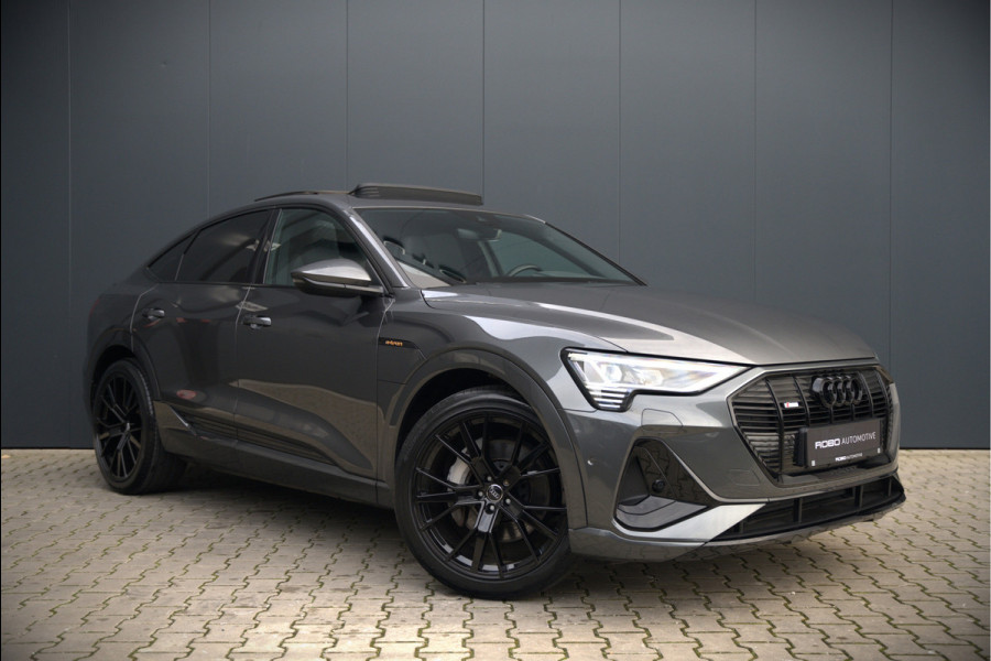 Audi e-tron Sportback 50 quattro S edition 71 kWh | RS Seats | Diamond Stitch | Panoramadak | S-Line | Keyless | Memory Seats | Stoelverwarming | Ambiance Verlichting | Camera | Adaptive Cruise Control | Leer | Matrix LED | Luchtvering |