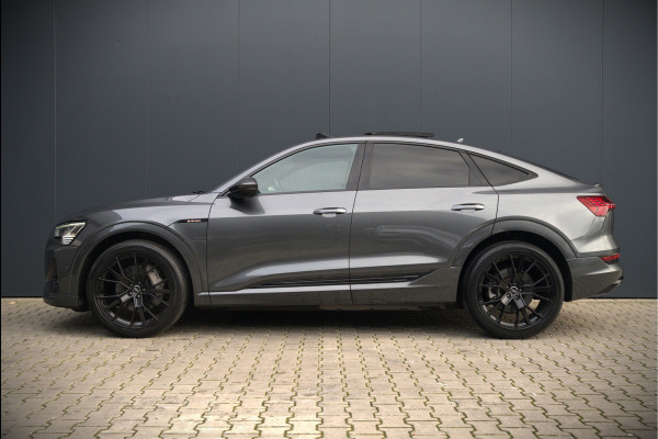 Audi e-tron Sportback 50 quattro S edition 71 kWh | RS Seats | Diamond Stitch | Panoramadak | S-Line | Keyless | Memory Seats | Stoelverwarming | Ambiance Verlichting | Camera | Adaptive Cruise Control | Leer | Matrix LED | Luchtvering |
