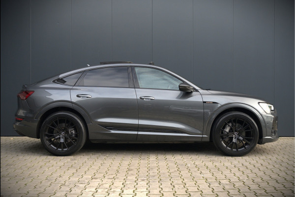 Audi e-tron Sportback 50 quattro S edition 71 kWh | RS Seats | Diamond Stitch | Panoramadak | S-Line | Keyless | Memory Seats | Stoelverwarming | Ambiance Verlichting | Camera | Adaptive Cruise Control | Leer | Matrix LED | Luchtvering |
