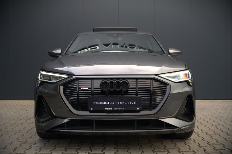 Audi e-tron Sportback 50 quattro S edition 71 kWh | RS Seats | Diamond Stitch | Panoramadak | S-Line | Keyless | Memory Seats | Stoelverwarming | Ambiance Verlichting | Camera | Adaptive Cruise Control | Leer | Matrix LED | Luchtvering |