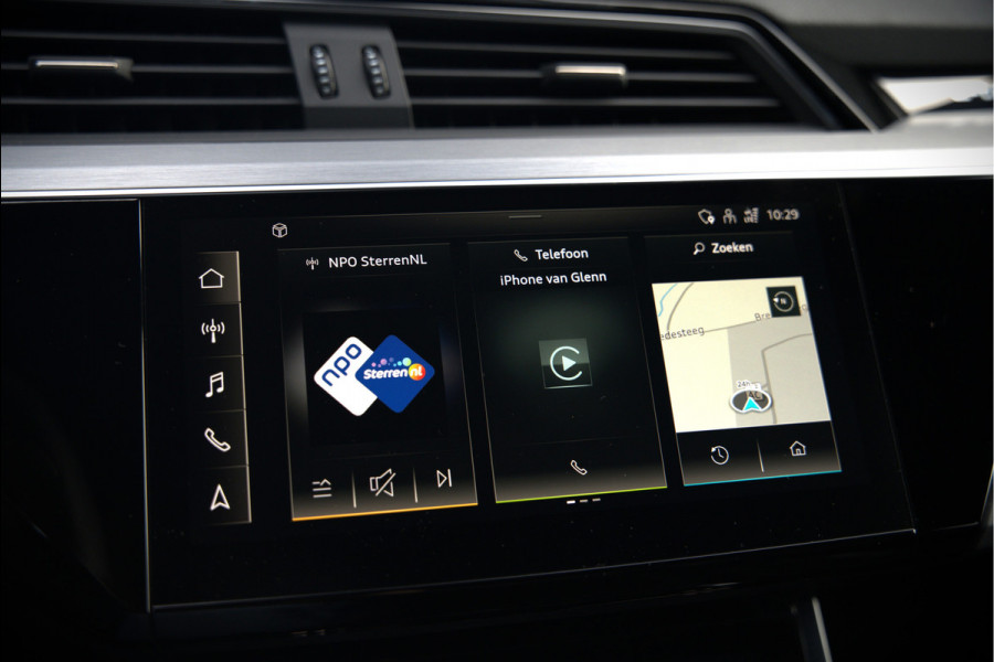 Audi e-tron Sportback 50 quattro S edition 71 kWh | RS Seats | Diamond Stitch | Panoramadak | S-Line | Keyless | Memory Seats | Stoelverwarming | Ambiance Verlichting | Camera | Adaptive Cruise Control | Leer | Matrix LED | Luchtvering |