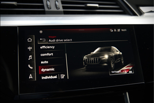 Audi e-tron Sportback 50 quattro S edition 71 kWh | RS Seats | Diamond Stitch | Panoramadak | S-Line | Keyless | Memory Seats | Stoelverwarming | Ambiance Verlichting | Camera | Adaptive Cruise Control | Leer | Matrix LED | Luchtvering |