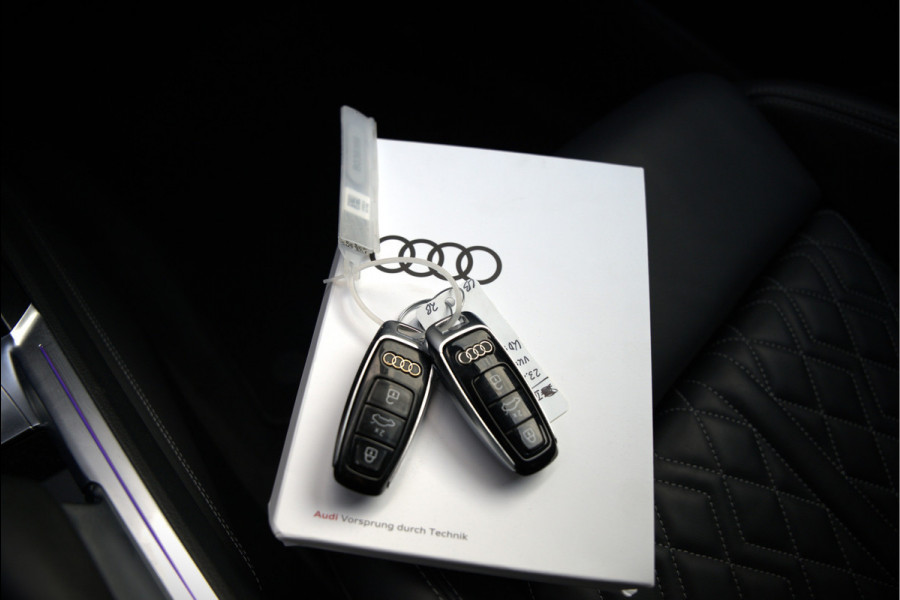 Audi e-tron Sportback 50 quattro S edition 71 kWh | RS Seats | Diamond Stitch | Panoramadak | S-Line | Keyless | Memory Seats | Stoelverwarming | Ambiance Verlichting | Camera | Adaptive Cruise Control | Leer | Matrix LED | Luchtvering |