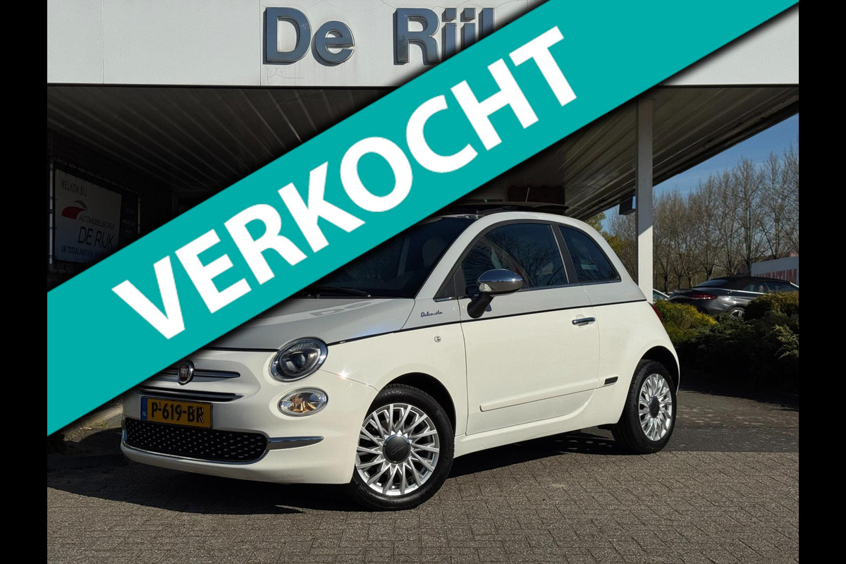 Fiat 500 1.0 Hybrid Dolcevita | Pano/Schuifdak, Leder, Cruise, PDC, Airco, Carplay/Android | NAP | Fiat 500 1.0 Hybrid Dolcevita | Pano/Schuifdak, Leder, Cruise, PDC, Airco, Carplay/Android | NAP |