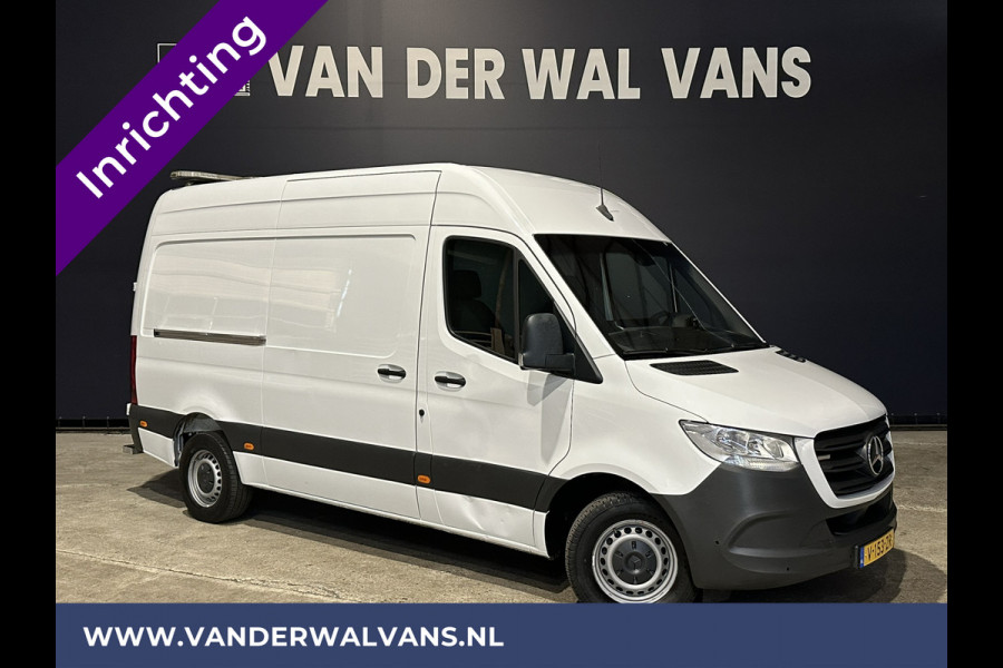 Mercedes-Benz Sprinter 316 CDI 164pk 3500kg Trekhaak L2H2 Inrichting Euro6 Airco | Omvormer | Camera | Cruisecontrol Apple carplay, android auto, parkeersensoren