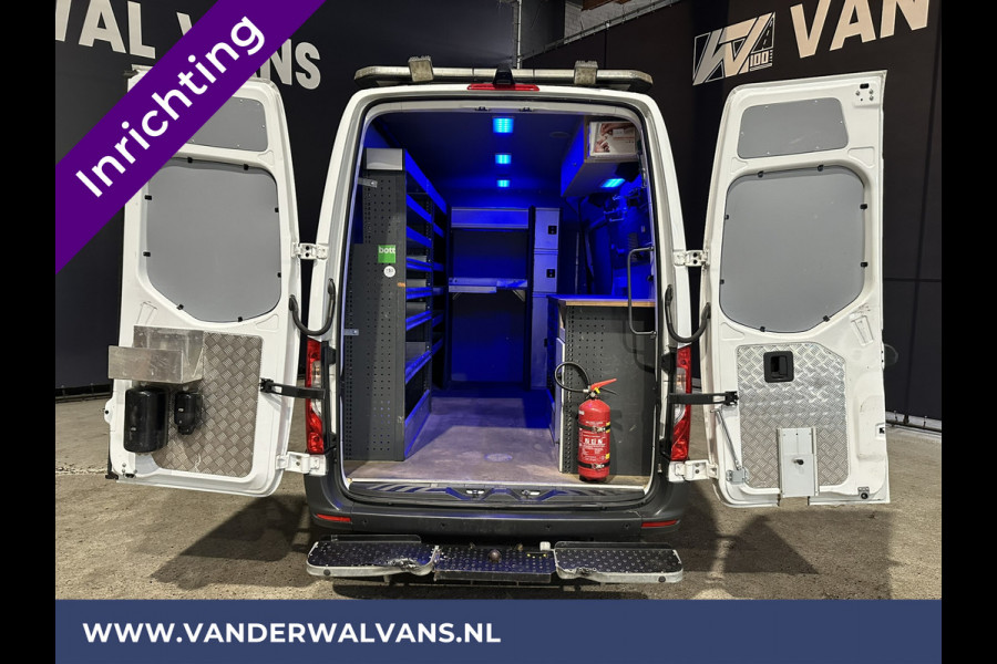 Mercedes-Benz Sprinter 316 CDI 164pk 3500kg Trekhaak L2H2 Inrichting Euro6 Airco | Omvormer | Camera | Cruisecontrol Apple carplay, android auto, parkeersensoren