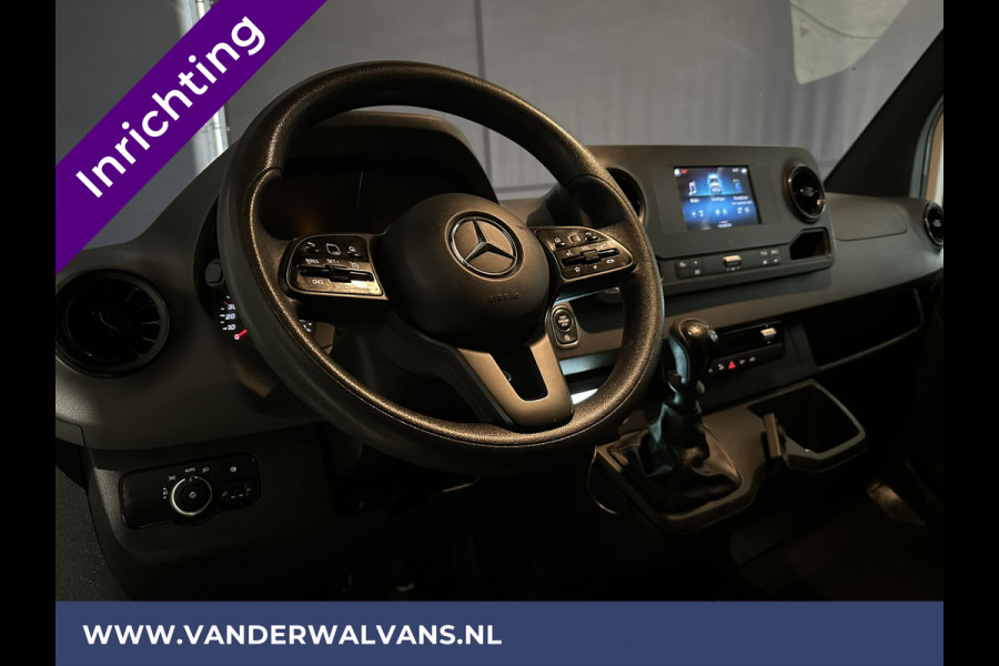Mercedes-Benz Sprinter 316 CDI 164pk 3500kg Trekhaak L2H2 Inrichting Euro6 Airco | Omvormer | Camera | Cruisecontrol Apple carplay, android auto, parkeersensoren