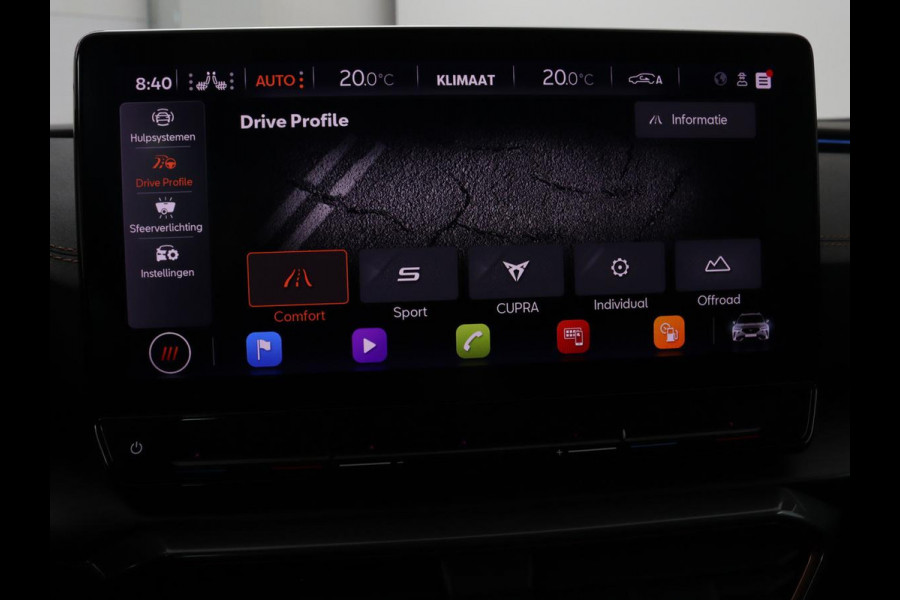 CUPRA Formentor 2.0 TSI VZ | 310pk | Panoramadak | Leder | Trekhaak | Stoel & stuurverwarming | Carplay | Adaptive cruise | Camera | Keyless | Full LED | Sportstoelen