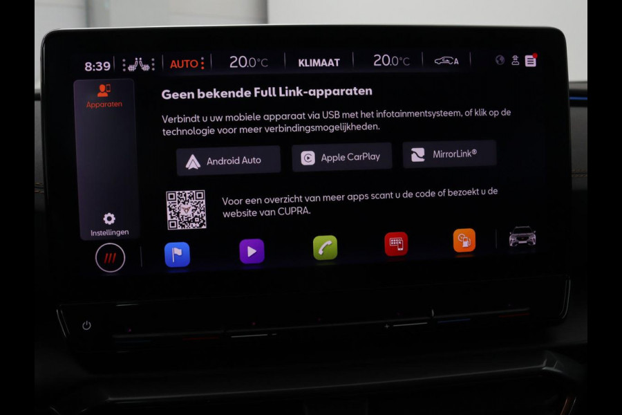 CUPRA Formentor 2.0 TSI VZ | 310pk | Panoramadak | Leder | Trekhaak | Stoel & stuurverwarming | Carplay | Adaptive cruise | Camera | Keyless | Full LED | Sportstoelen