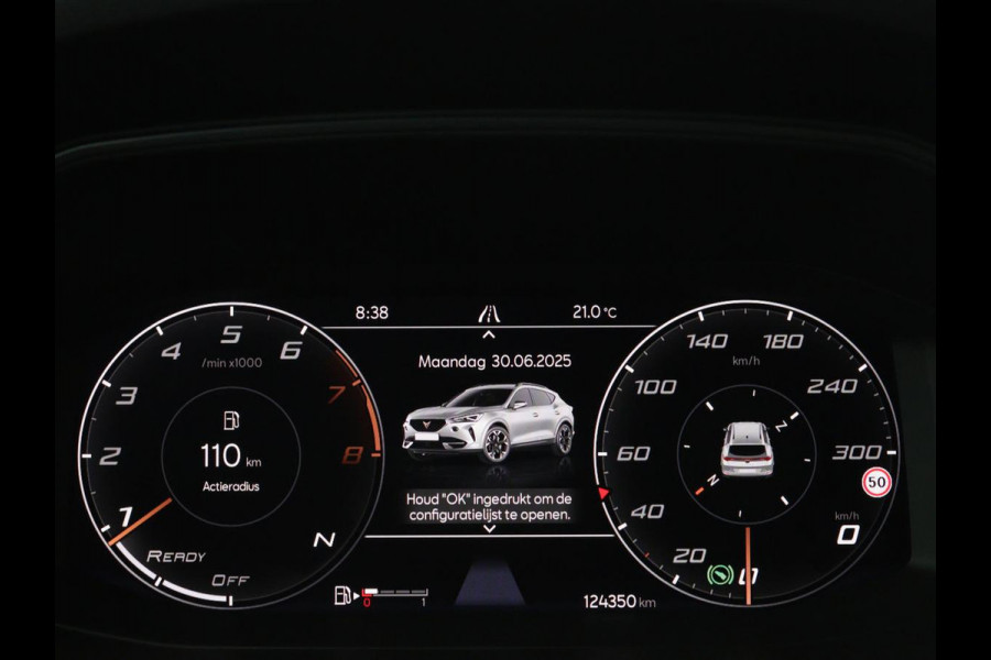 CUPRA Formentor 2.0 TSI VZ | 310pk | Panoramadak | Leder | Trekhaak | Stoel & stuurverwarming | Carplay | Adaptive cruise | Camera | Keyless | Full LED | Sportstoelen