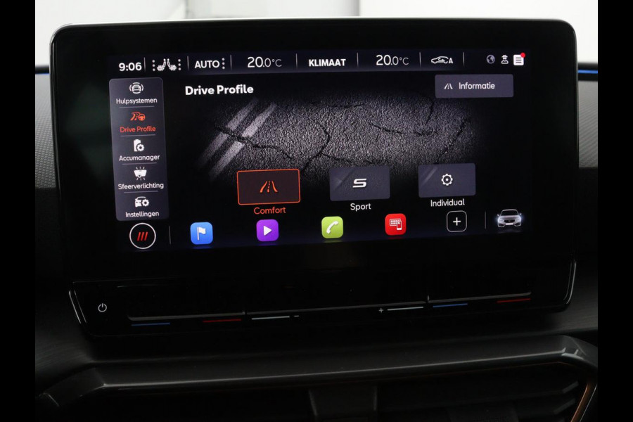 CUPRA Leon 1.4 e-Hybrid | Stoel & stuurverwarming | Carplay | Camera | Adaptive cruise | Sfeerverlichting | Navigatie | Park Assist | Keyless | Full LED | PHEV