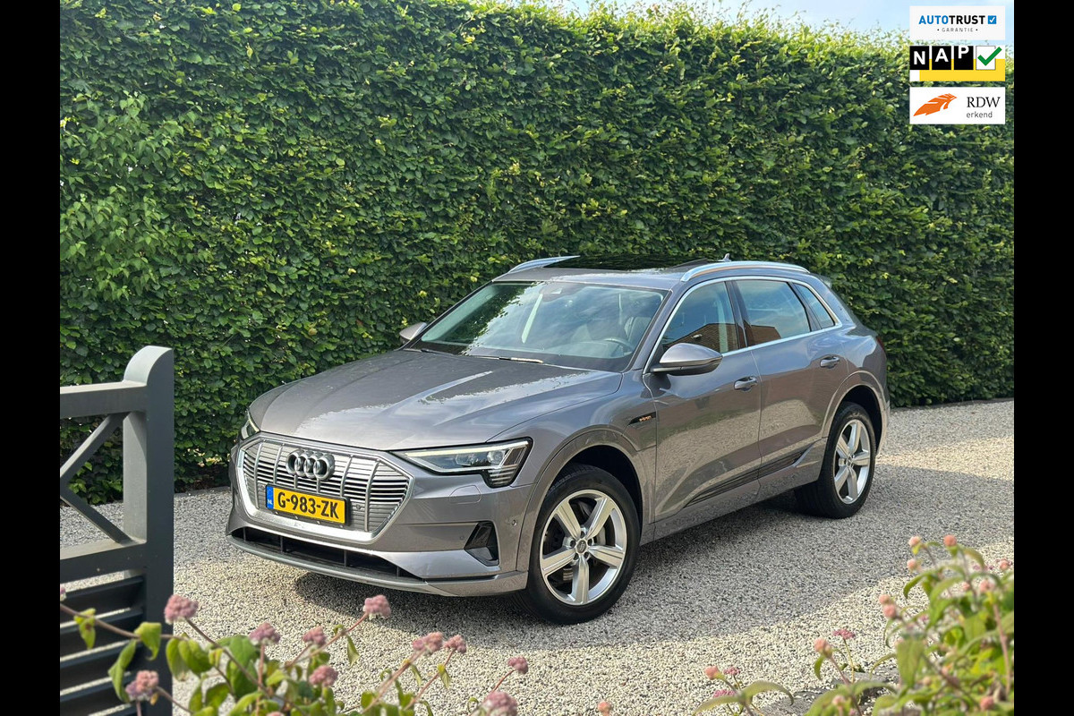 Audi e-tron E-tron 50 quattro Launch edition plus 71 kWh, panoramadak, leder, 1e eigenaar, NL auto met nationale auto pas Audi e-tron E-tron 50 quattro Launch edition plus 71 kWh, panoramadak, leder, 1e eigenaar, NL auto met nationale auto pas