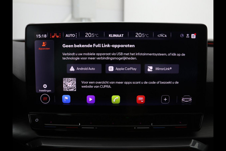 CUPRA Leon 1.4 e-Hybrid | Carplay | Camera | Stoel & Stuurverwarming | Adaptive Cruise | Full LED | Navigatie | DAB+ | LMV 18 inch