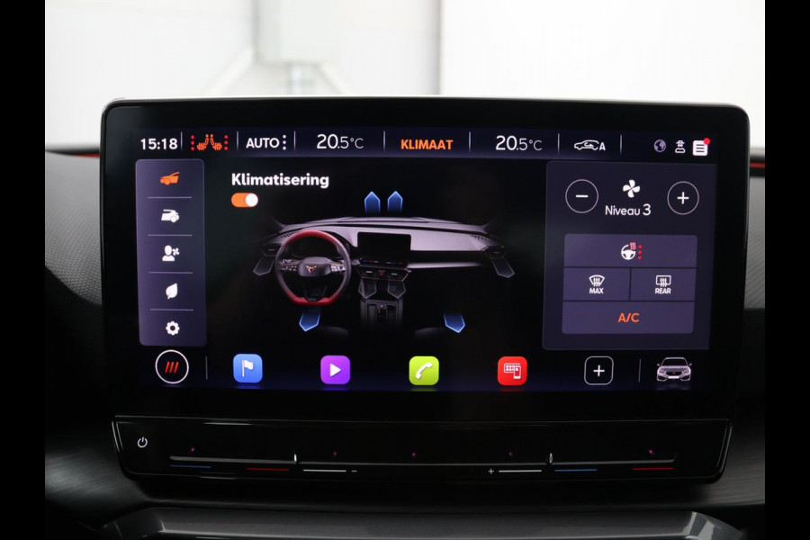 CUPRA Leon 1.4 e-Hybrid | Carplay | Camera | Stoel & Stuurverwarming | Adaptive Cruise | Full LED | Navigatie | DAB+ | LMV 18 inch