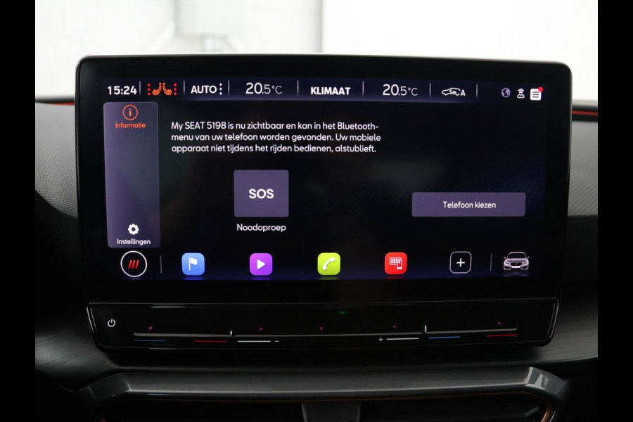 CUPRA Leon 1.4 e-Hybrid | Carplay | Camera | Stoel & Stuurverwarming | Adaptive Cruise | Full LED | Navigatie | DAB+ | LMV 18 inch