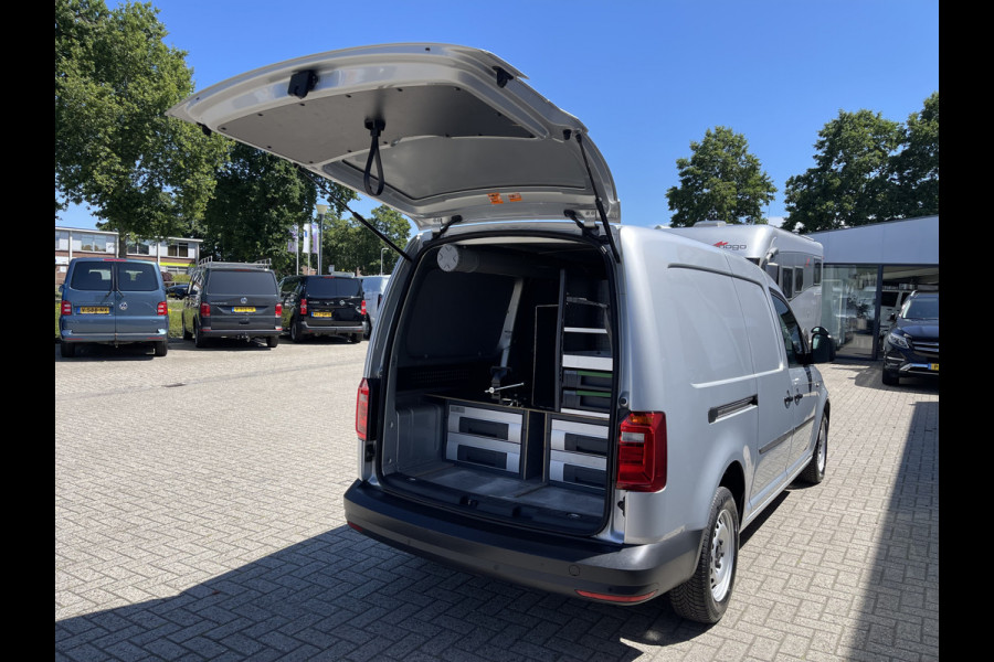 Volkswagen Caddy 2.0 TDI 102pk L2H1 BMT Maxi Comfortline / vaste prijs rijklaar € 14.950 ex btw / lease vanaf € 252 / airco / cruise / navi / achterklep / Bott ingerichte laadruimte !
