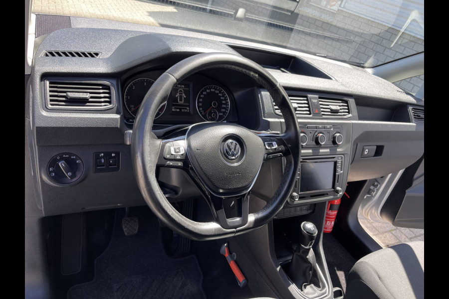 Volkswagen Caddy 2.0 TDI 102pk L2H1 BMT Maxi Comfortline / vaste prijs rijklaar € 14.950 ex btw / lease vanaf € 252 / airco / cruise / navi / achterklep / Bott ingerichte laadruimte !