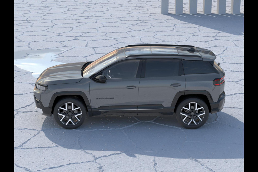 Jeep Compass First Edition 74 kWh | Adapt. Cruise | Camera | Carplay | 20" | Elektr. A-Klep | Navi | Winter Pack | Schuif/Kanteldak | Premium Pack | Warmtepomp