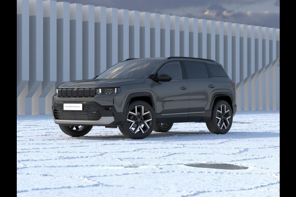 Jeep Compass First Edition 74 kWh | Adapt. Cruise | Camera | Carplay | 20" | Elektr. A-Klep | Navi | Winter Pack | Schuif/Kanteldak | Premium Pack | Warmtepomp