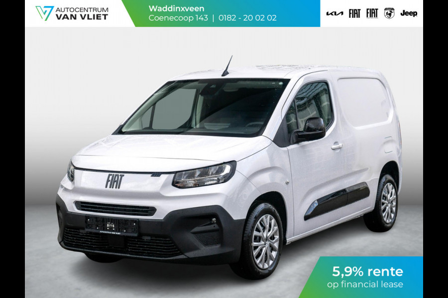 Fiat Doblò 1.5D 100pk L1 1000kg | Uit voorraad leverbaar | Clima | Pack Winter | Trekhaak | 16" | Pack Look | Keyless | Camera | Apple Carplay