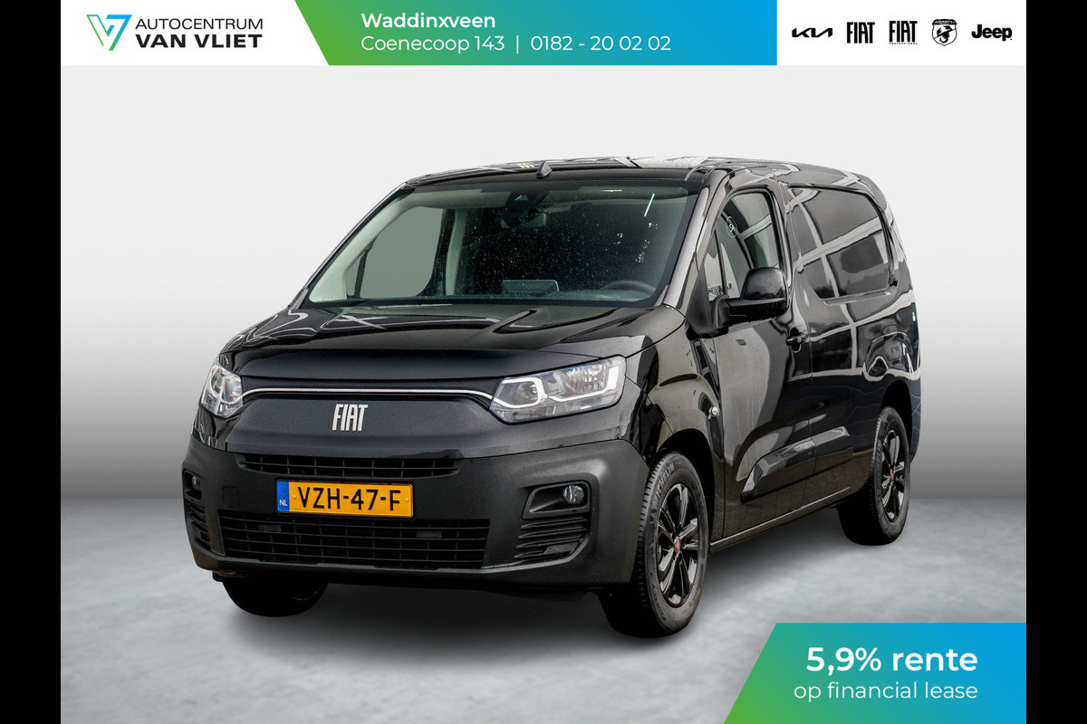 Fiat E-Doblò 136 L2 50 kWh | Clima | 16" | Camera | PDC | Laadruimte pakket | Apple Carplay | Look pakket Fiat E-Doblò 136 L2 50 kWh | Clima | 16" | Camera | PDC | Laadruimte pakket | Apple Carplay | Look pakket