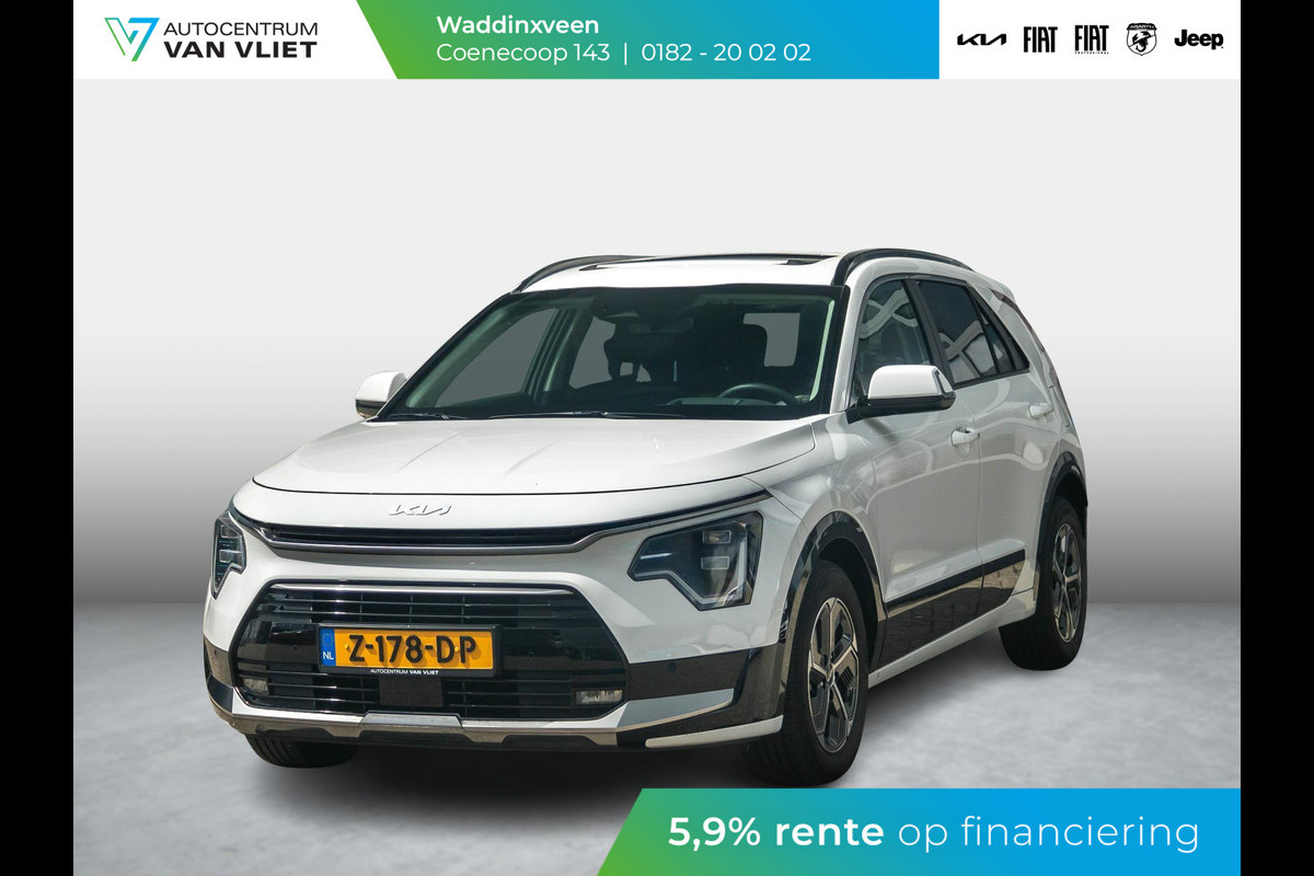 Kia Niro 1.6 GDi Hybrid DynamicPlusLine l Lederen bekleding l Stoelverwarming & stuurwielverwarming l Schuifkantel dak Kia Niro 1.6 GDi Hybrid DynamicPlusLine l Lederen bekleding l Stoelverwarming & stuurwielverwarming l Schuifkantel dak