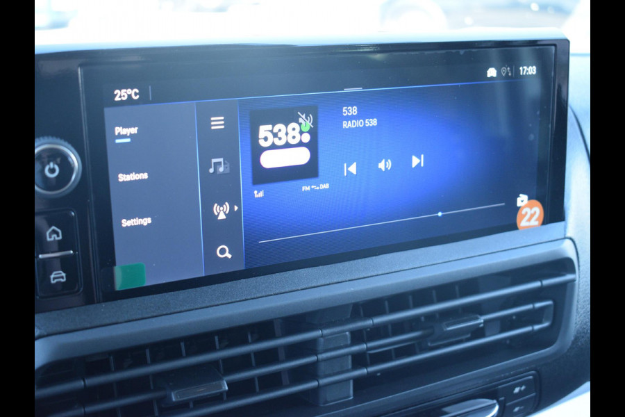Opel Vivaro Electric L3 75 kWh Dubbele Cabine | camera | navigatie incl. Apple Carplay | betimmering | Exterieur pakket | etc.