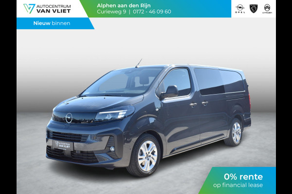 Opel Vivaro Electric L3 75 kWh Dubbele Cabine | 0% rente | camera | navigatie incl. Apple Carplay | betimmering | Exterieur pakket | etc.