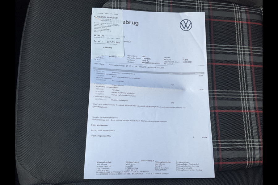 Volkswagen Polo 2.0 TSI GTI Automaat Adap.Cruise Carplay NL-Auto Dealer-Onderhouden!