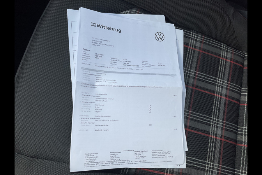 Volkswagen Polo 2.0 TSI GTI Automaat Adap.Cruise Carplay NL-Auto Dealer-Onderhouden!