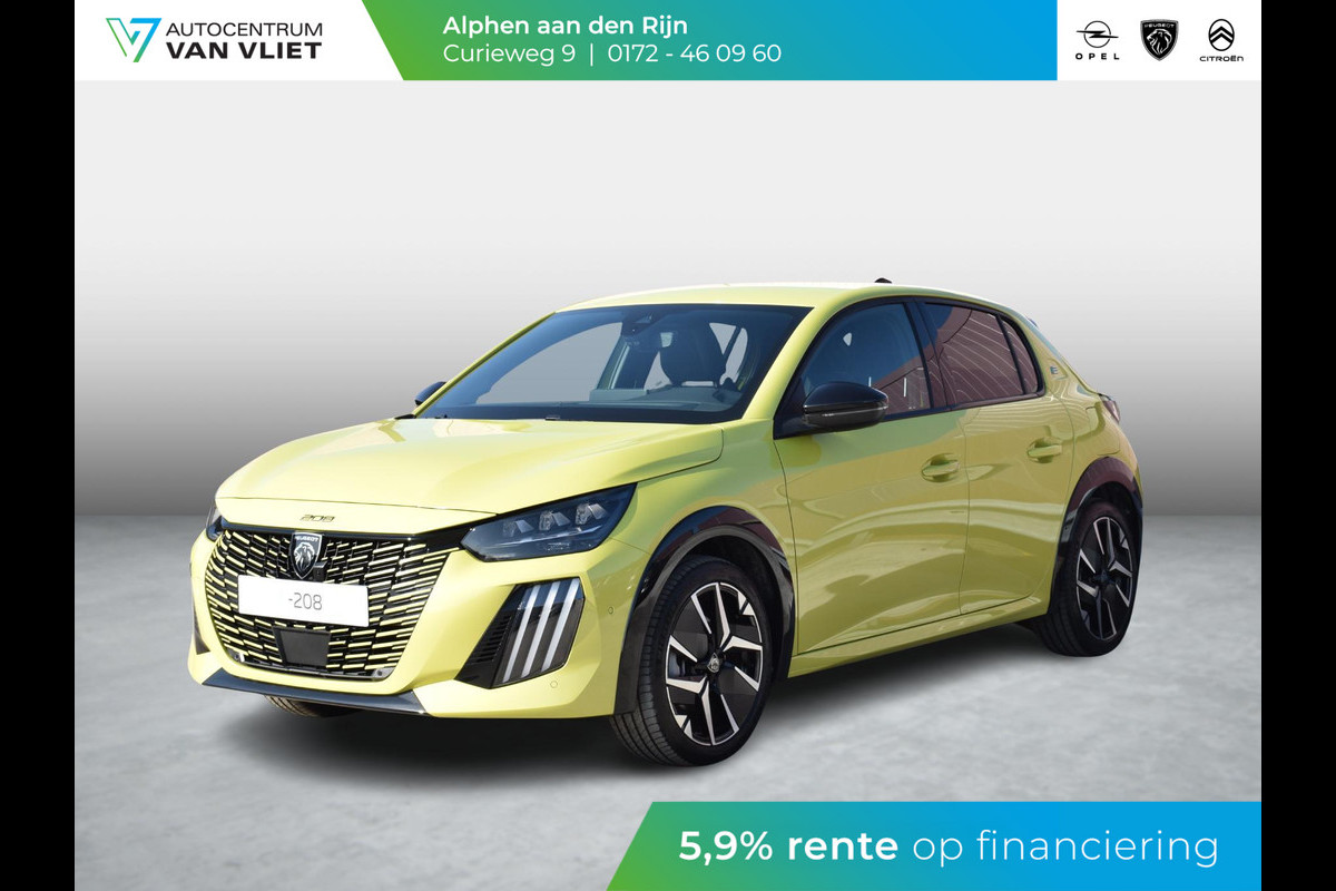Peugeot e-208 EV GT 51 kWh UIT VOORRAAD LEVERBAAR | NAVIGATIE | CARPLAY | ACHTERUITRIJCAMERA MET SENSOREN | MASSAGESTOELEN | STOELVERWARMING | Peugeot e-208 EV GT 51 kWh UIT VOORRAAD LEVERBAAR | NAVIGATIE | CARPLAY | ACHTERUITRIJCAMERA MET SENSOREN | MASSAGESTOELEN | STOELVERWARMING |