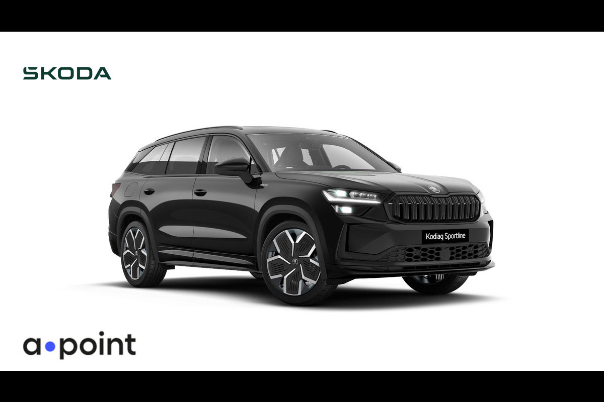 Škoda Kodiaq Sportline Business PHEV 1.5 TSI 204 pk 6 versn. DSG | Panoramadak | Dynamic Chassis Control | Comfort pakket | Parkeer pakket | Winter pakket | Trekhaak wegklapbaar | Verwarmbare voorruit Škoda Kodiaq Sportline Business PHEV 1.5 TSI 204 pk 6 versn. DSG | Panoramadak | Dynamic Chassis Control | Comfort pakket | Parkeer pakket | Winter pakket | Trekhaak wegklapbaar | Verwarmbare voorruit