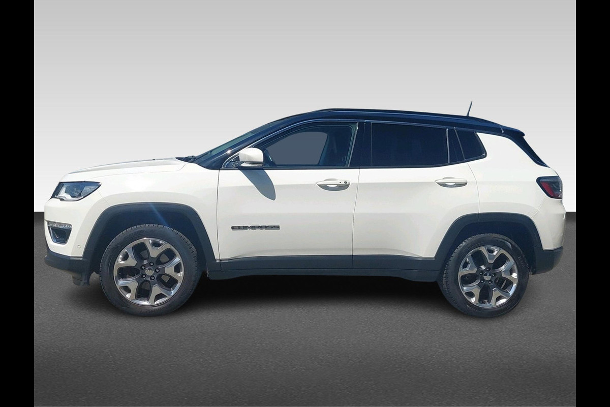 Jeep Compass 1.4 MultiAir Limited 4x4 | 170PK | Automaat | 4WD | zwart dak | halfleder | xenon | blind-spot | stoelverwarming |  Apple Carplay/Android Auto | achteruitrijcamera