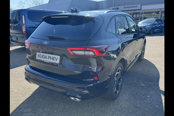 Ford Kuga 2.5 PHEV ST-Line X 243pk |  Panoramadak + Technology Pack + Winter Pack + Wegklapbare trekhaak + 19 inch lichtmetalen velgen | Agate black | 2.100 kg trekgewicht