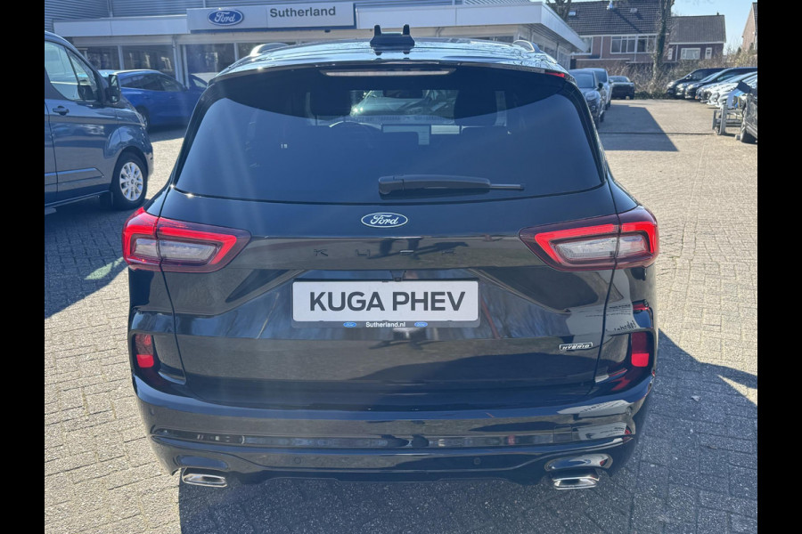 Ford Kuga 2.5 PHEV ST-Line X 243pk |  Panoramadak + Technology Pack + Winter Pack + Wegklapbare trekhaak + 19 inch lichtmetalen velgen | Agate black | 2.100 kg trekgewicht
