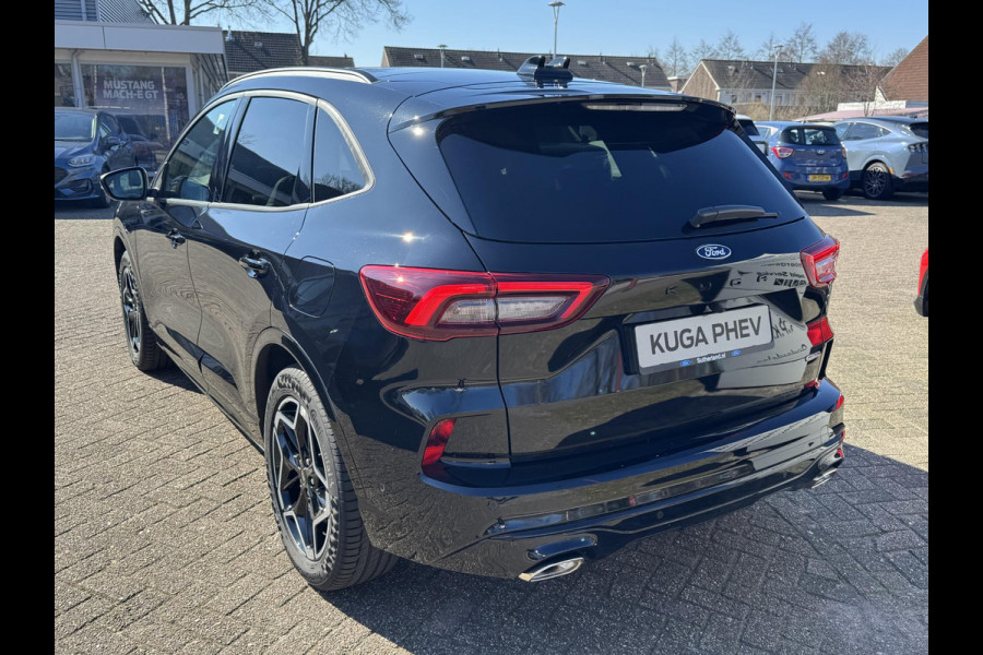 Ford Kuga 2.5 PHEV ST-Line X 243pk |  Panoramadak + Technology Pack + Winter Pack + Wegklapbare trekhaak + 19 inch lichtmetalen velgen | Agate black | 2.100 kg trekgewicht