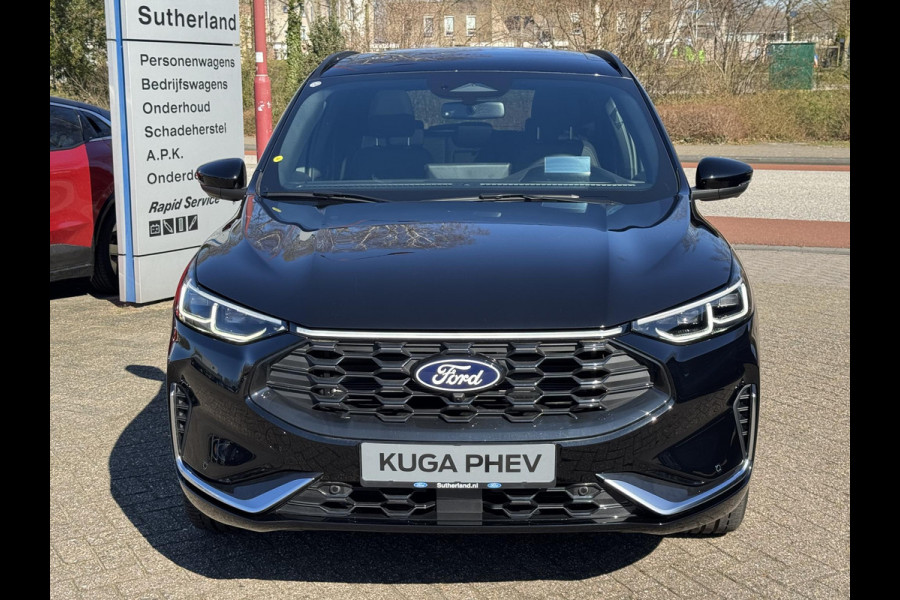 Ford Kuga 2.5 PHEV ST-Line X 243pk |  Panoramadak + Technology Pack + Winter Pack + Wegklapbare trekhaak + 19 inch lichtmetalen velgen | Agate black | 2.100 kg trekgewicht