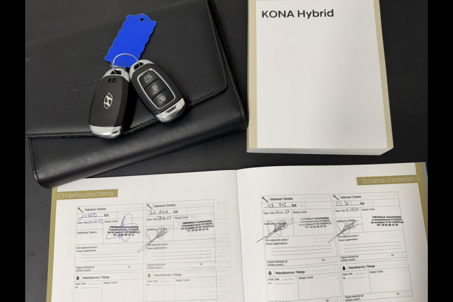 Hyundai Kona 1.6 GDI HEV Fashion Adaptive cruise control Climate control Stoel-en stuurverwarming Dodehoekdetectie Apple / Android