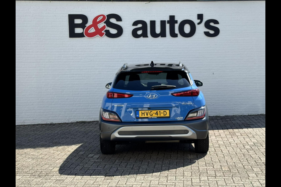Hyundai Kona 1.6 GDI HEV Fashion Adaptive cruise control Climate control Stoel-en stuurverwarming Dodehoekdetectie Apple / Android