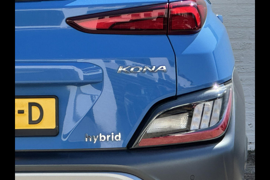Hyundai Kona 1.6 GDI HEV Fashion Adaptive cruise control Climate control Stoel-en stuurverwarming Dodehoekdetectie Apple / Android