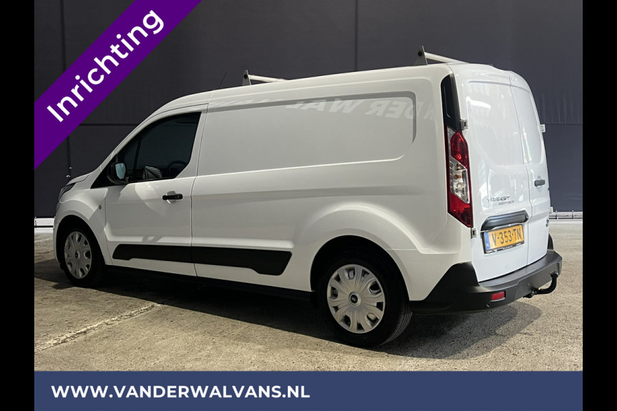 Ford Transit Connect 1.5 EcoBlue 100pk L2H1 Inrichting Euro6 Airco | Camera | Navigatie | Android Auto Cruiscontrole, Verwarmde voorruit, Trekhaak, Dakdragers, Parkeersensoren